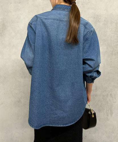 【全季節適用】牛仔襯衫