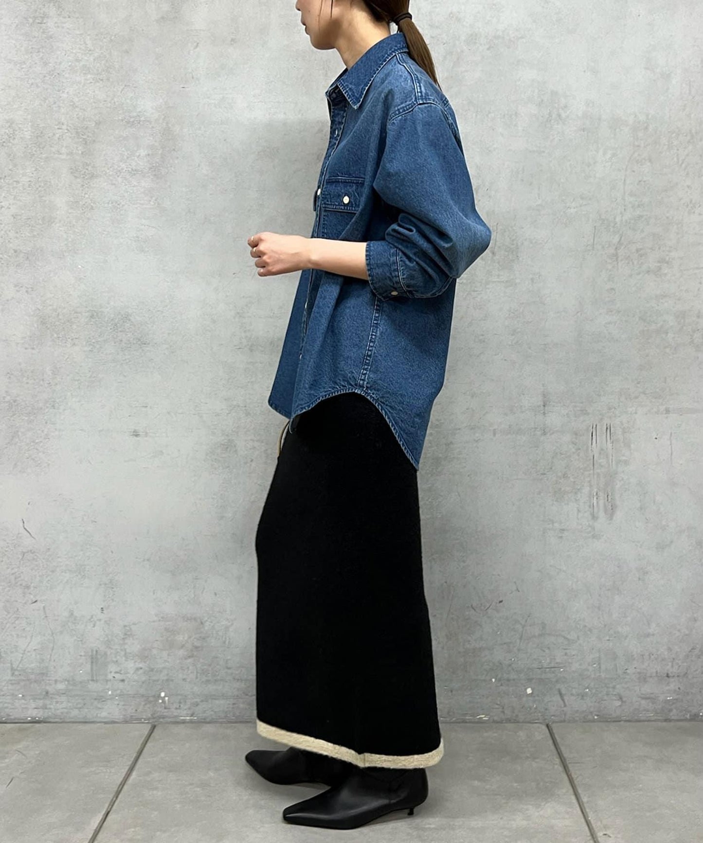 【全季節適用】牛仔襯衫