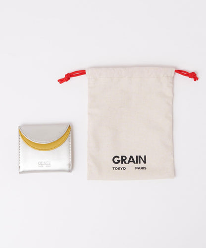【GRAIN/穀物】雙摺疊雙色錢包