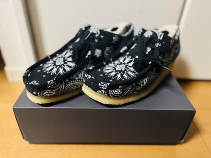 supreme clarks wallabee bandana black (新品、未使用)