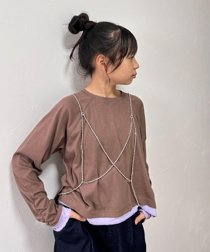 【CIAOPANIC TYPY】【KIDS】透明疊層T恤