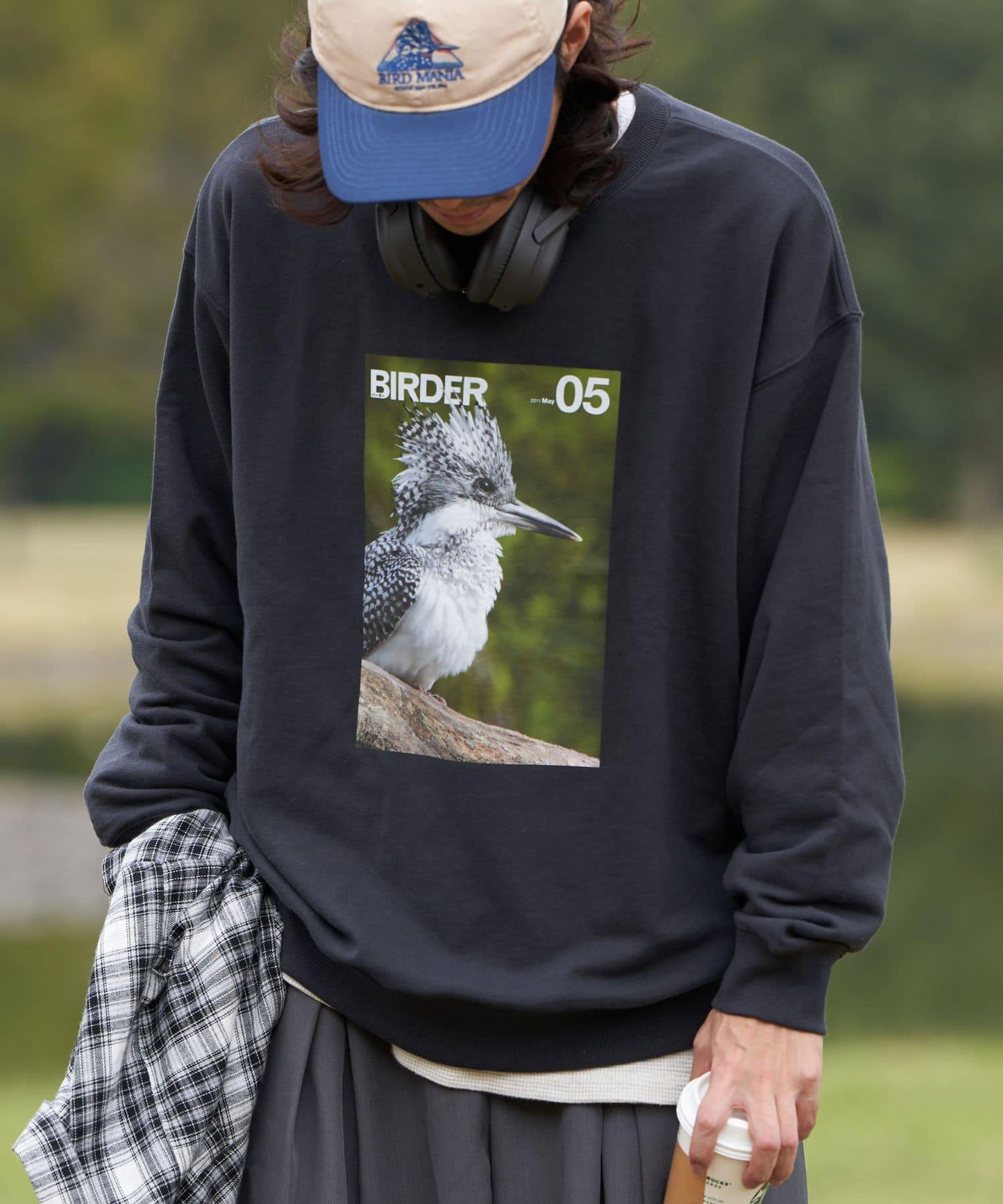 【鳥類×鳥狂熱者】雜誌印花衛衣