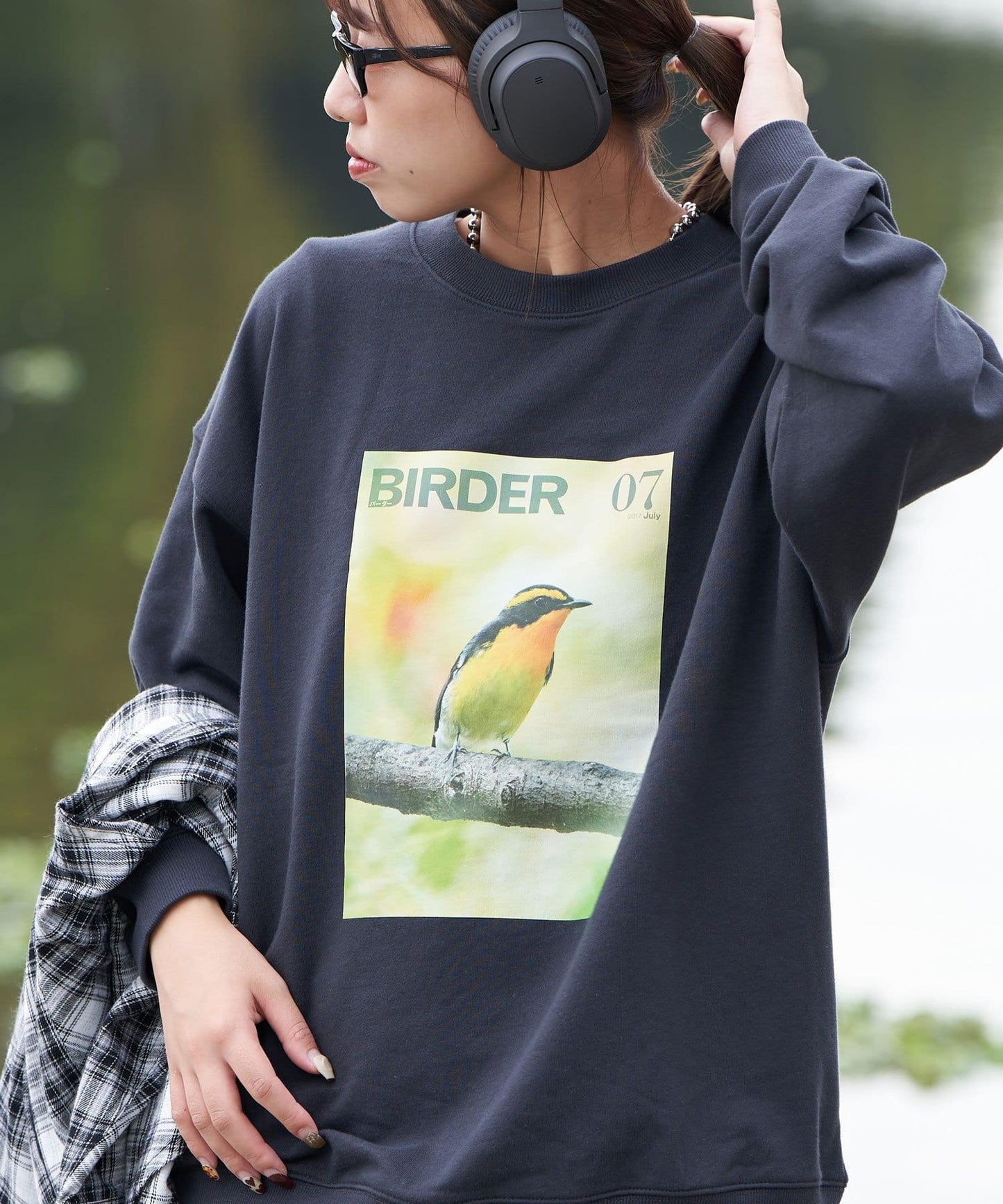 【鳥類×鳥狂熱者】雜誌印花衛衣