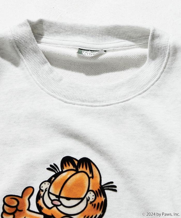 Garfield 絨面印花 圓領衛衣