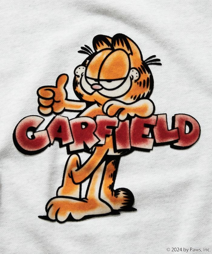 Garfield 絨面印花 圓領衛衣