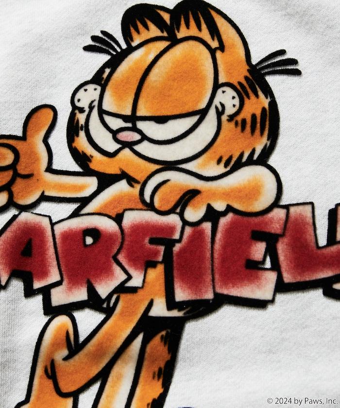 Garfield 絨面印花 圓領衛衣