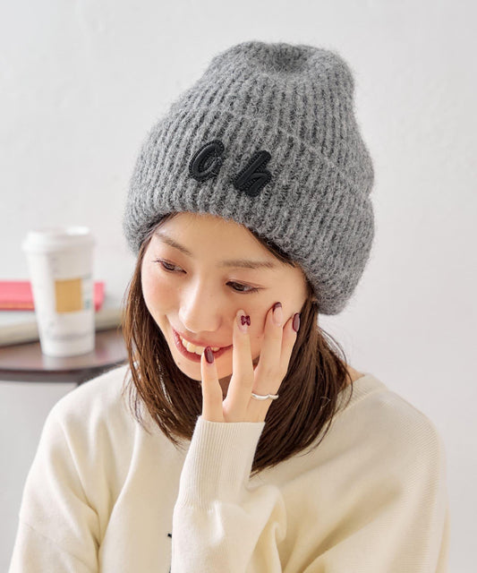 帶標誌的針織帽