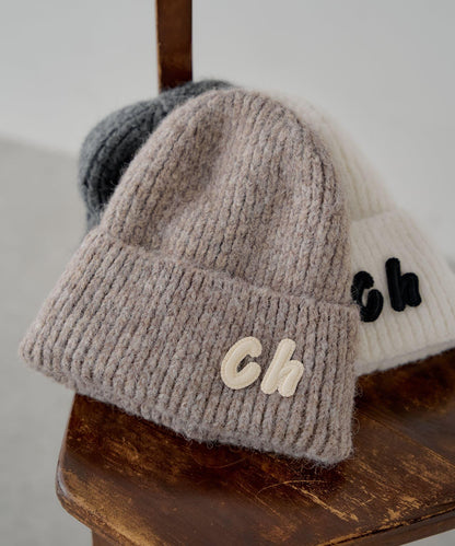 帶標誌的針織帽