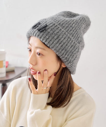 帶標誌的針織帽