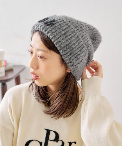 帶標誌的針織帽