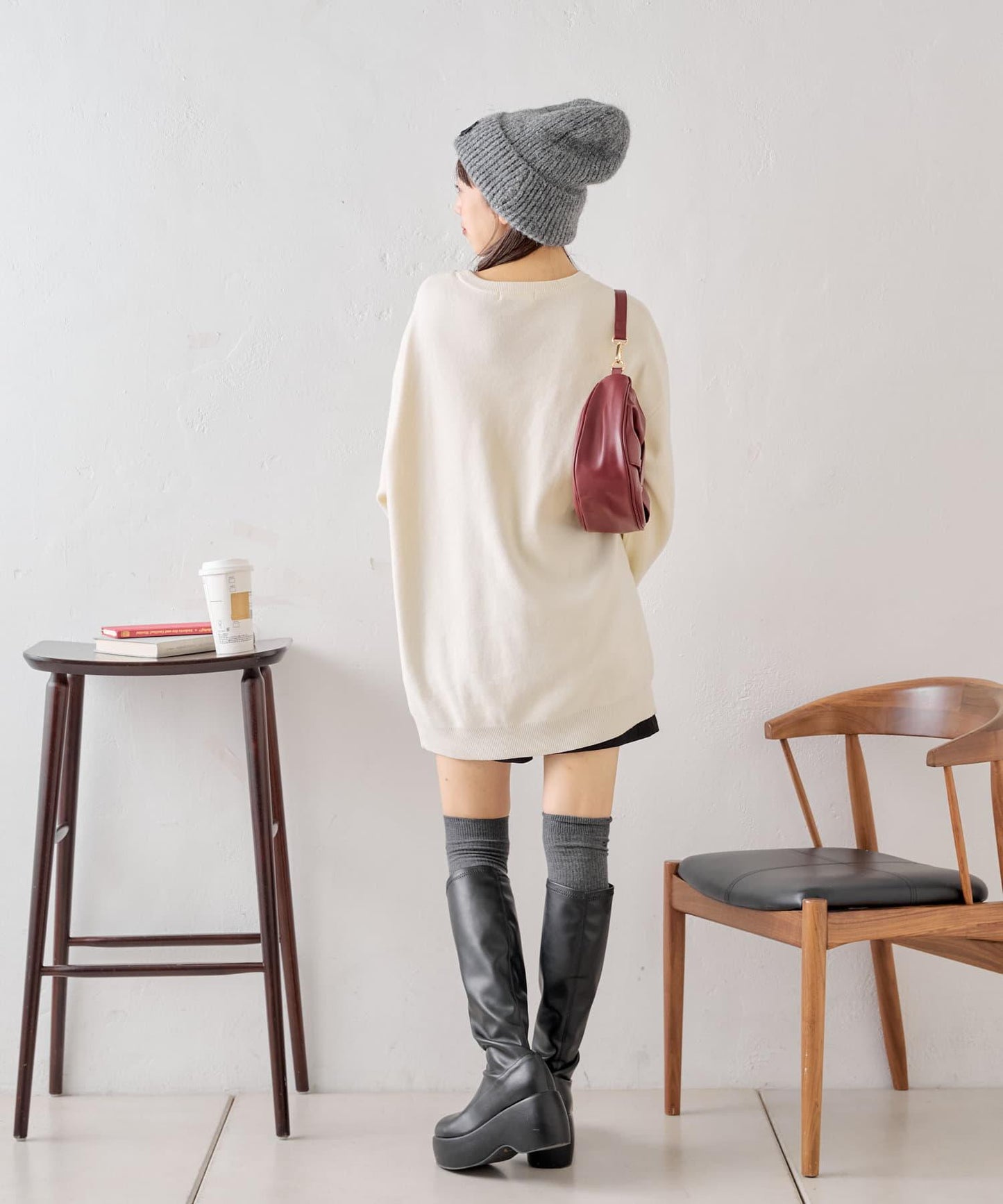 帶標誌的針織帽