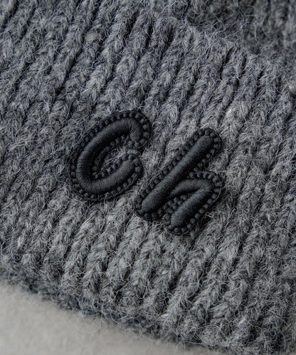 帶標誌的針織帽