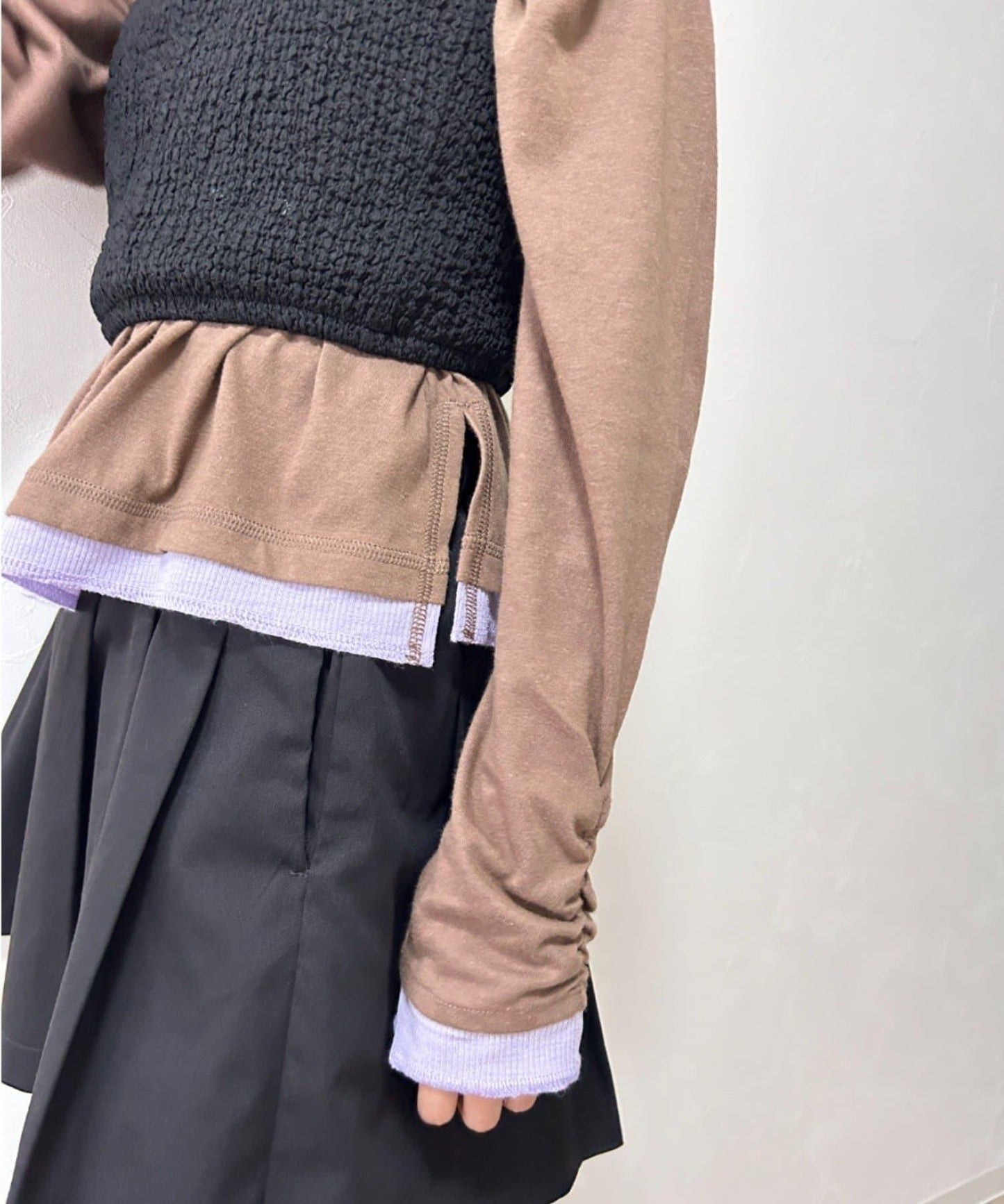 【CIAOPANIC TYPY】【KIDS】透明疊層T恤