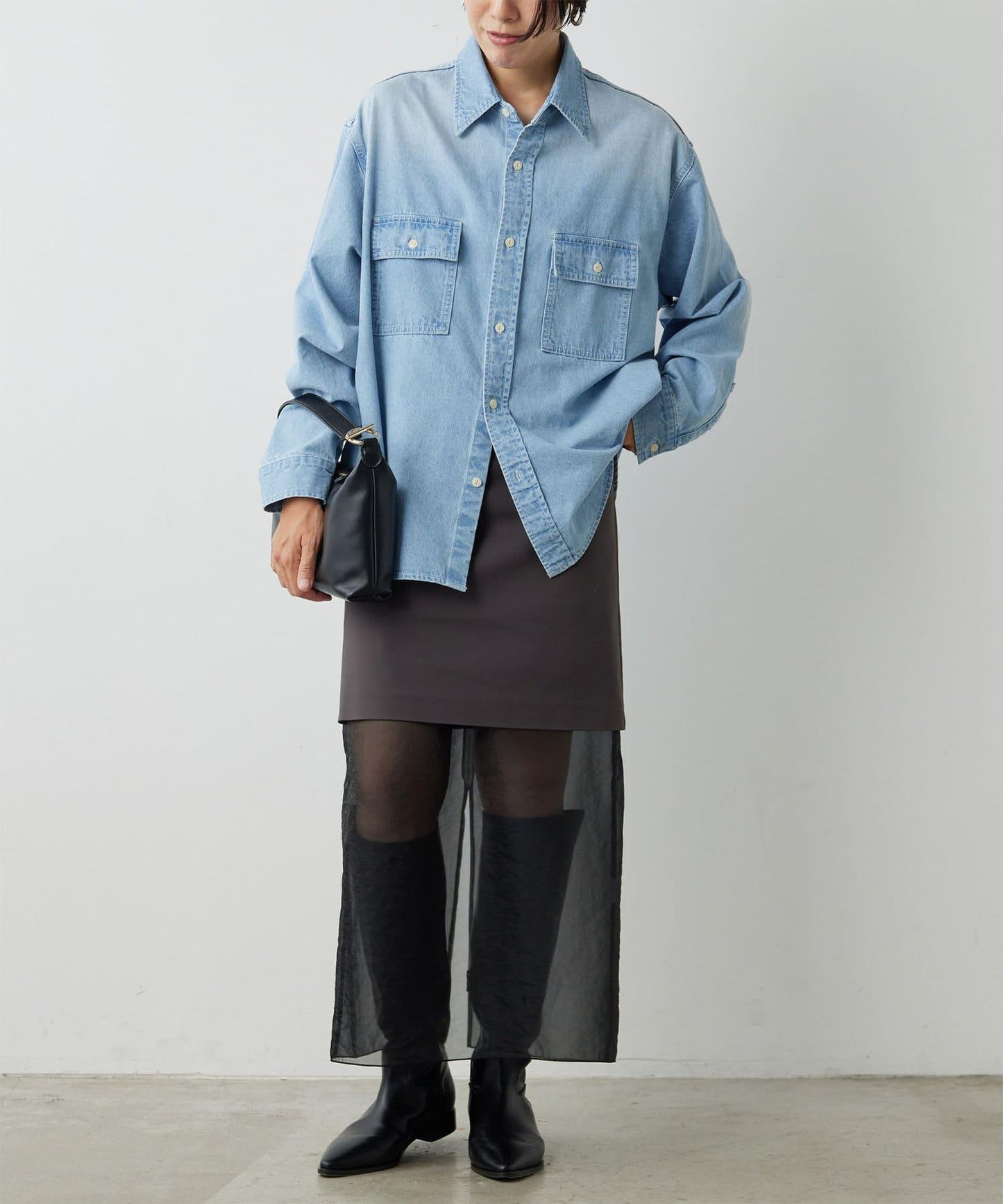 【全季節適用】牛仔襯衫