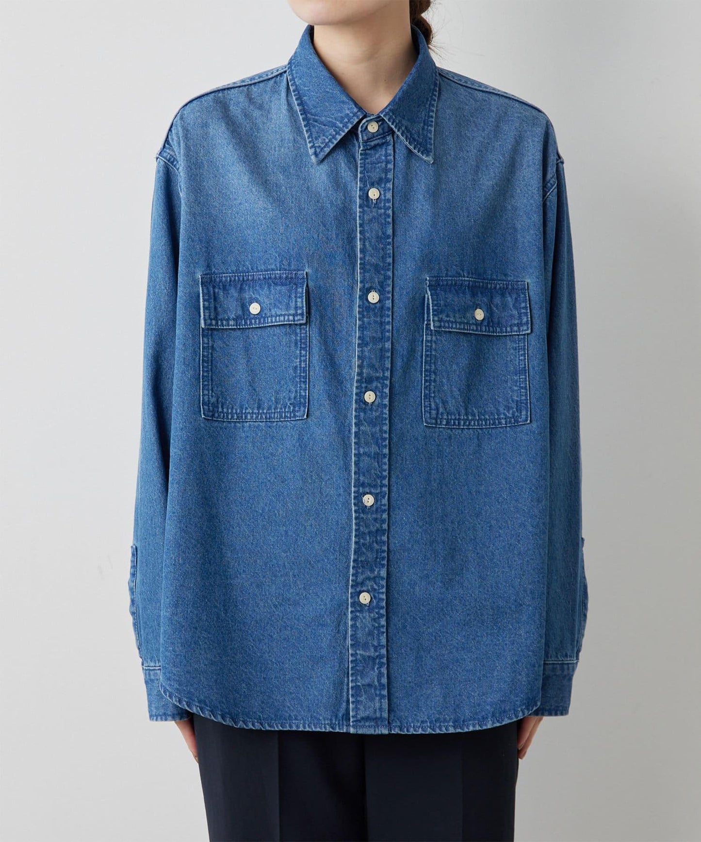 【全季節適用】牛仔襯衫