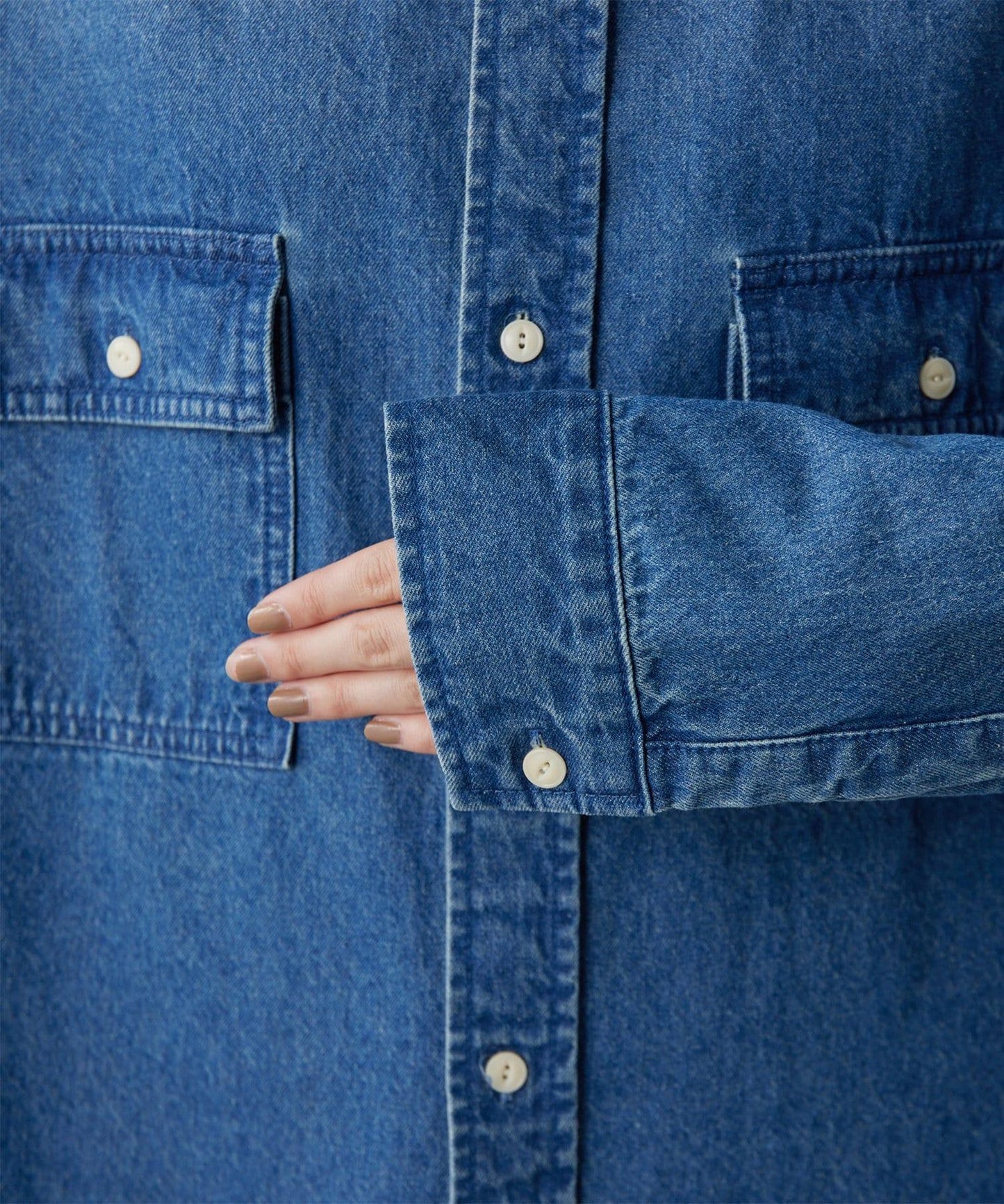 【全季節適用】牛仔襯衫