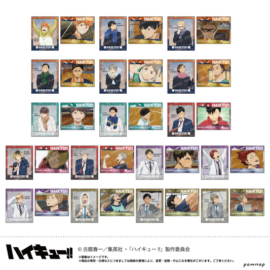 《排球少年》_照片風金屬貼紙收藏-天氣版權 第一彈- 【盒裝／17套入】