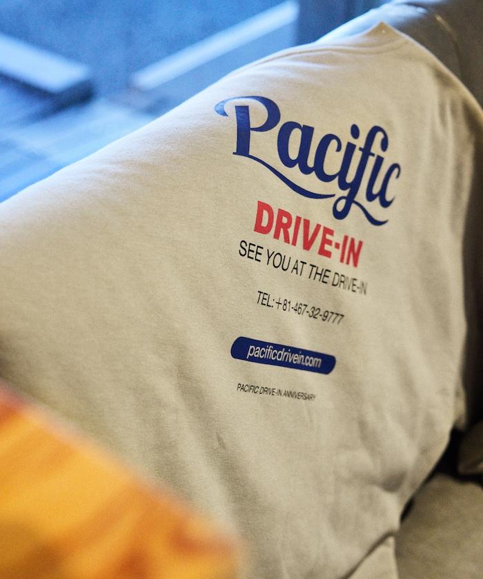 Pacific DRIVE-IN×FREAK'S STORE 太平洋汽車影院 聯名 大尺寸 後背印花 圓領衛衣