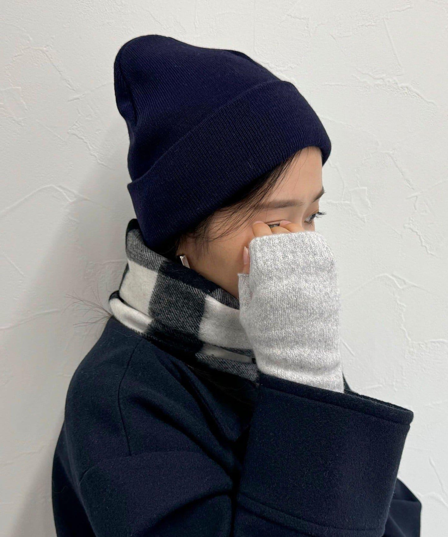 【OLDDERBY KNITWEAR】翻邊針織針織帽