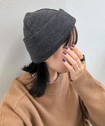 【OLDDERBY KNITWEAR】翻邊針織針織帽