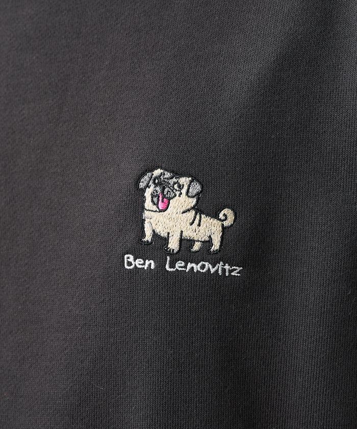 BEN LENOVITZ 犬繡花衛衣