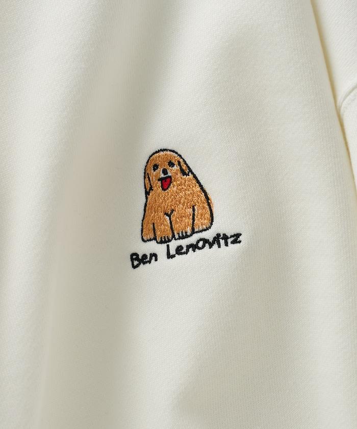 BEN LENOVITZ 犬繡花衛衣