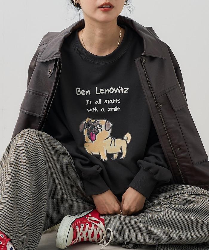 BEN LENOVITZ 狗頭印花衛衣