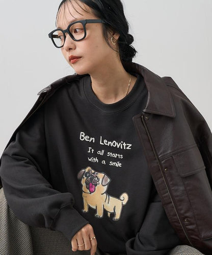 BEN LENOVITZ 狗頭印花衛衣