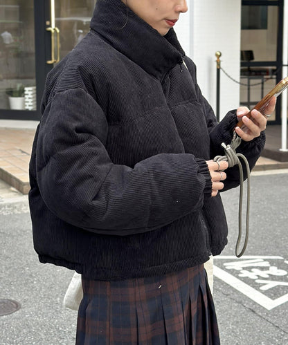 燈芯絨中絨短款夾克
