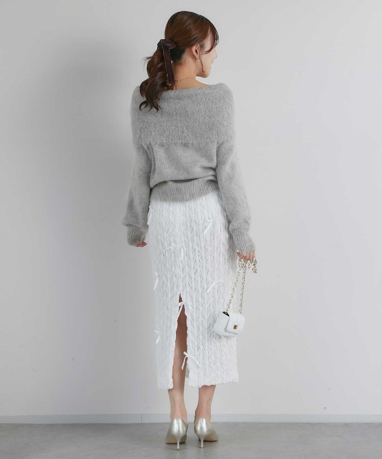 【優雅絲帶】天鵝絨髮圈