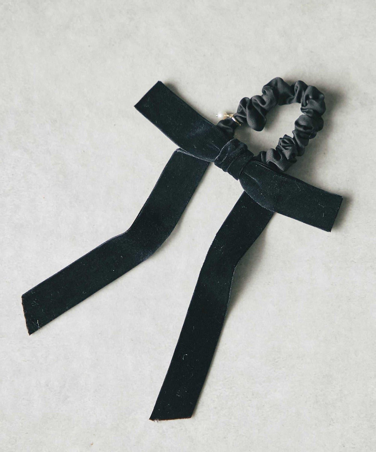 【優雅絲帶】天鵝絨髮圈