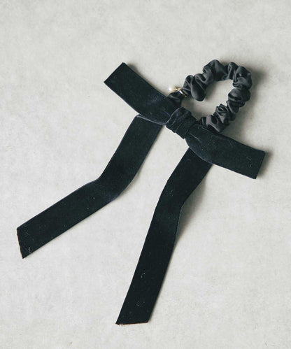 【優雅絲帶】天鵝絨髮圈