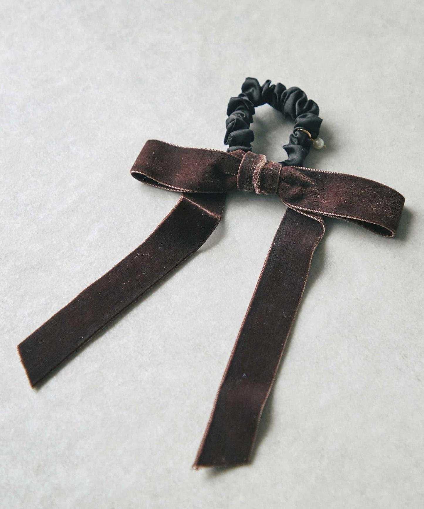 【優雅絲帶】天鵝絨髮圈