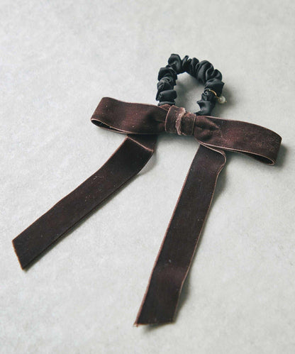 【優雅絲帶】天鵝絨髮圈