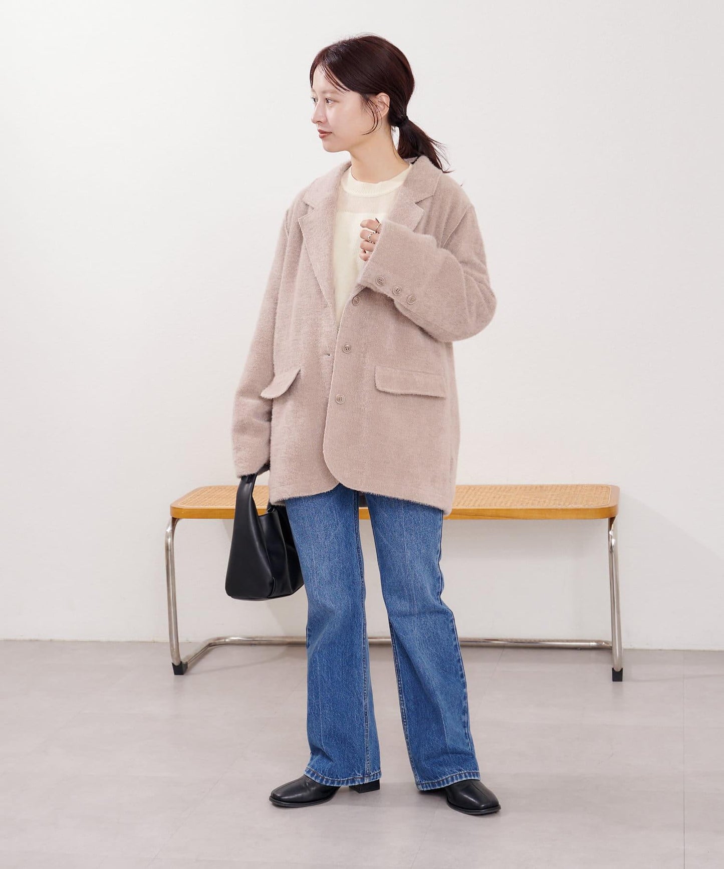 B 長毛絨夾克