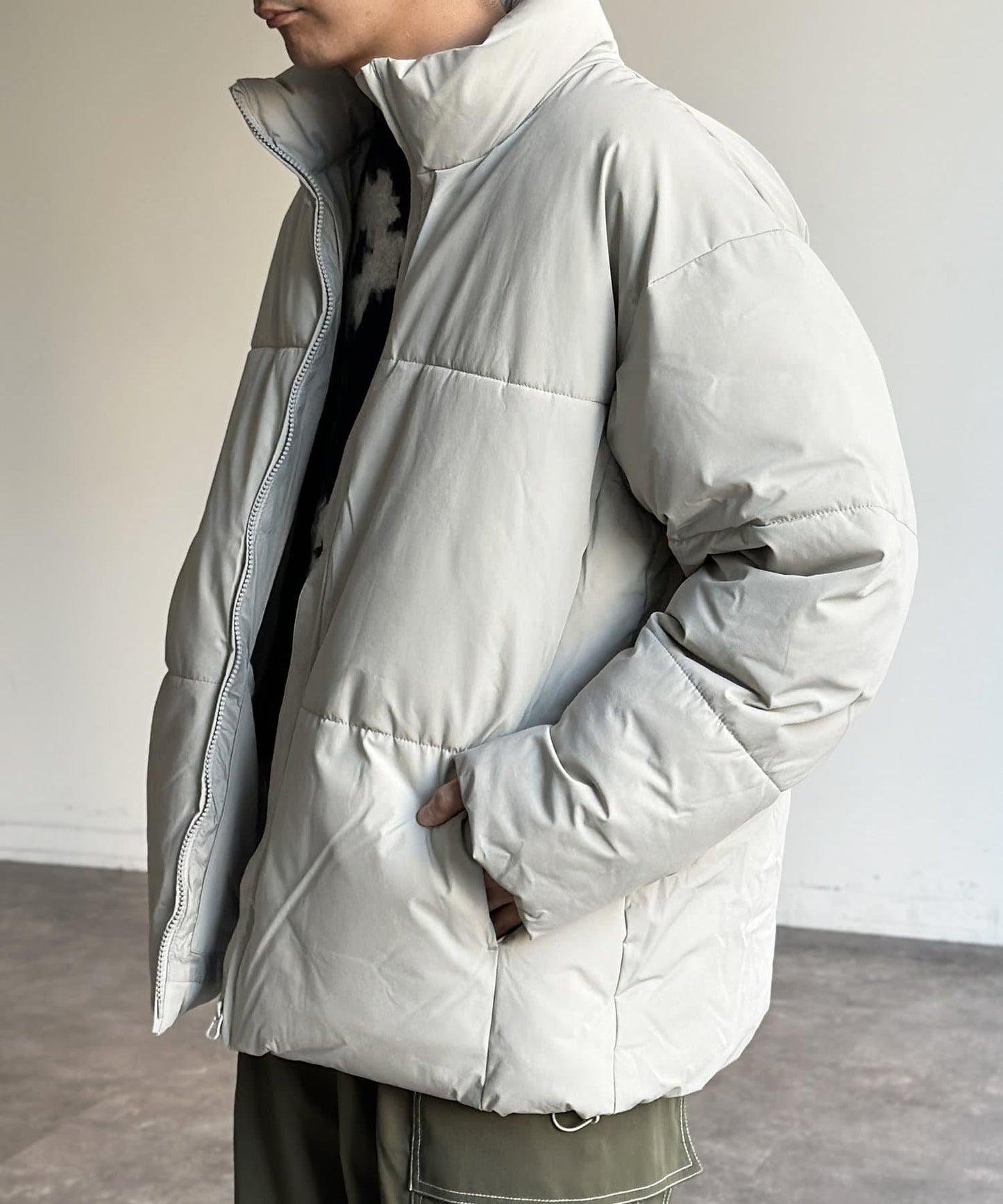 尼龍彈力中絨夾克