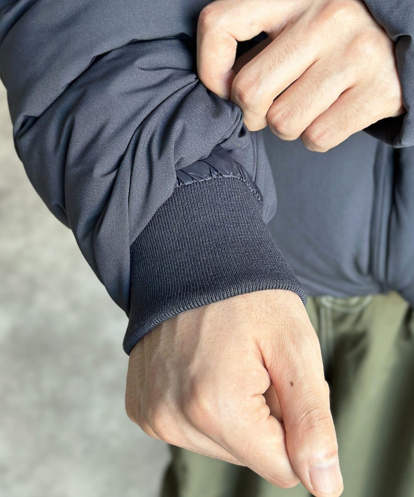 尼龍彈力中絨夾克