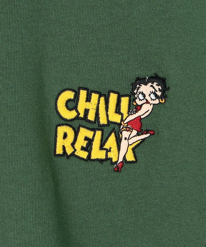 BETTY BOOP 唇印繡花 S/短袖T恤 / 242CL1ST103MU