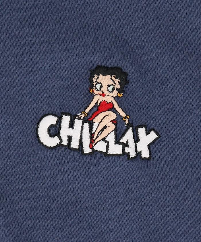 BETTY BOOP 唇印繡花 S/短袖T恤 / 242CL1ST103MU