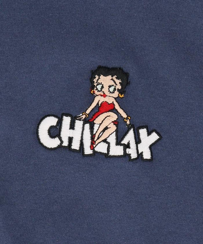 BETTY BOOP 唇印繡花 S/短袖T恤 / 242CL1ST103MU