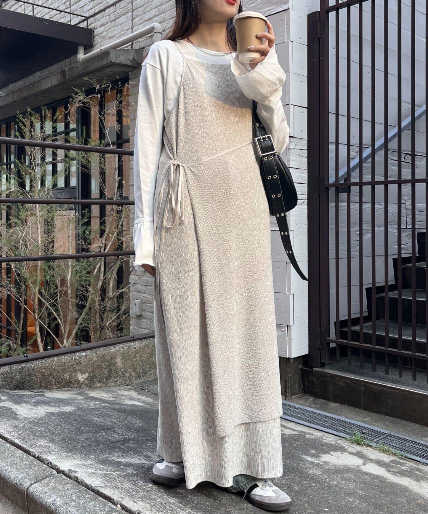 絨面褶皺交叉吊帶背心《海賊王》