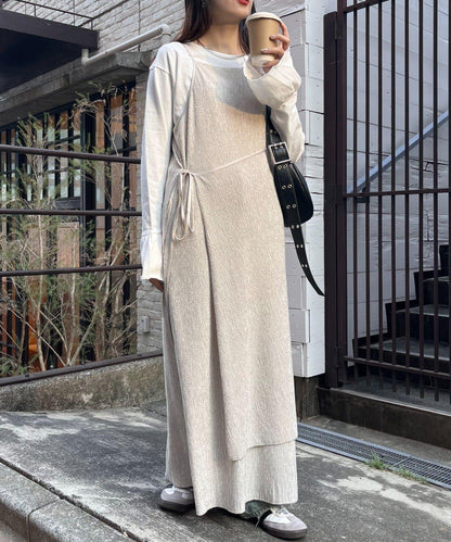 絨面褶皺交叉吊帶背心《海賊王》