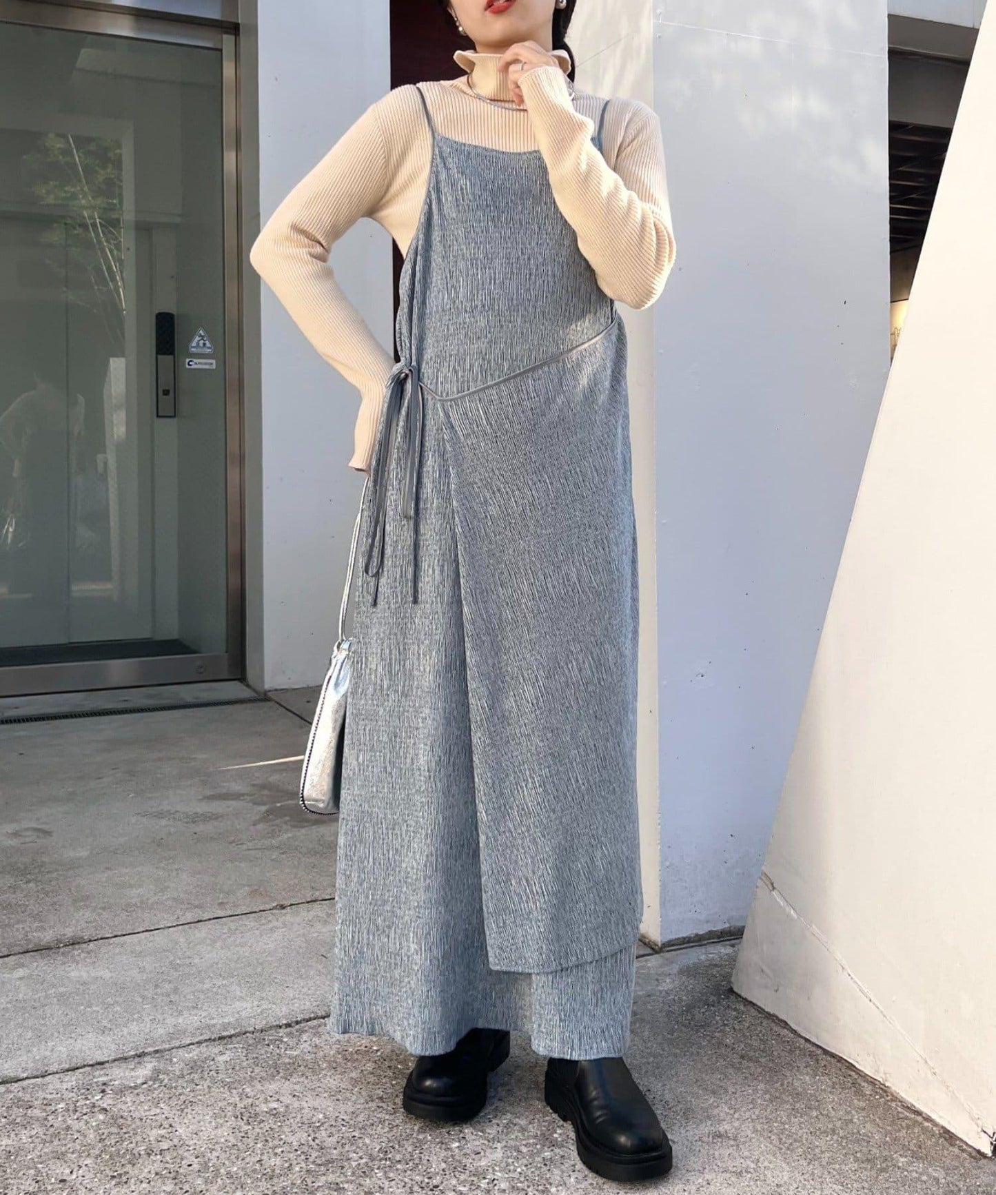 絨面褶皺交叉吊帶背心《海賊王》