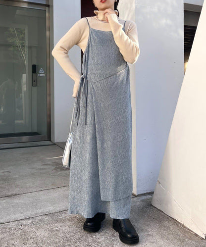 絨面褶皺交叉吊帶背心《海賊王》