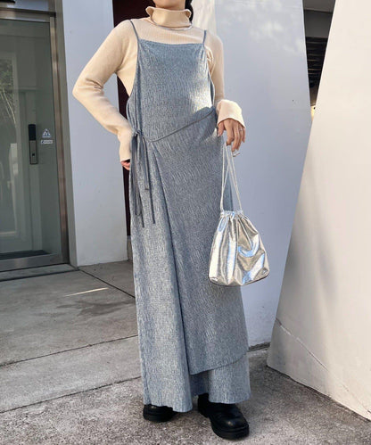 絨面褶皺交叉吊帶背心《海賊王》