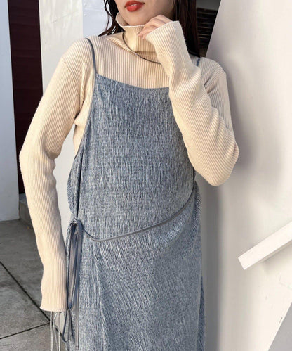 絨面褶皺交叉吊帶背心《海賊王》