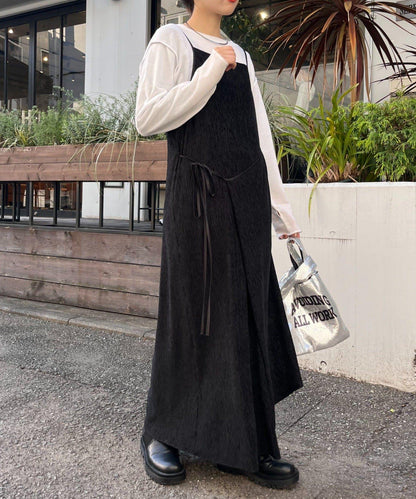 絨面褶皺交叉吊帶背心《海賊王》