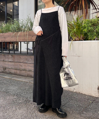 絨面褶皺交叉吊帶背心《海賊王》