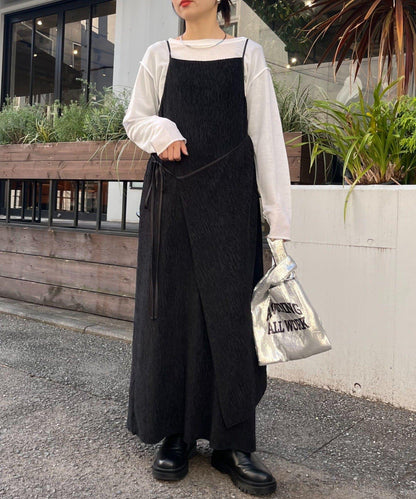 絨面褶皺交叉吊帶背心《海賊王》