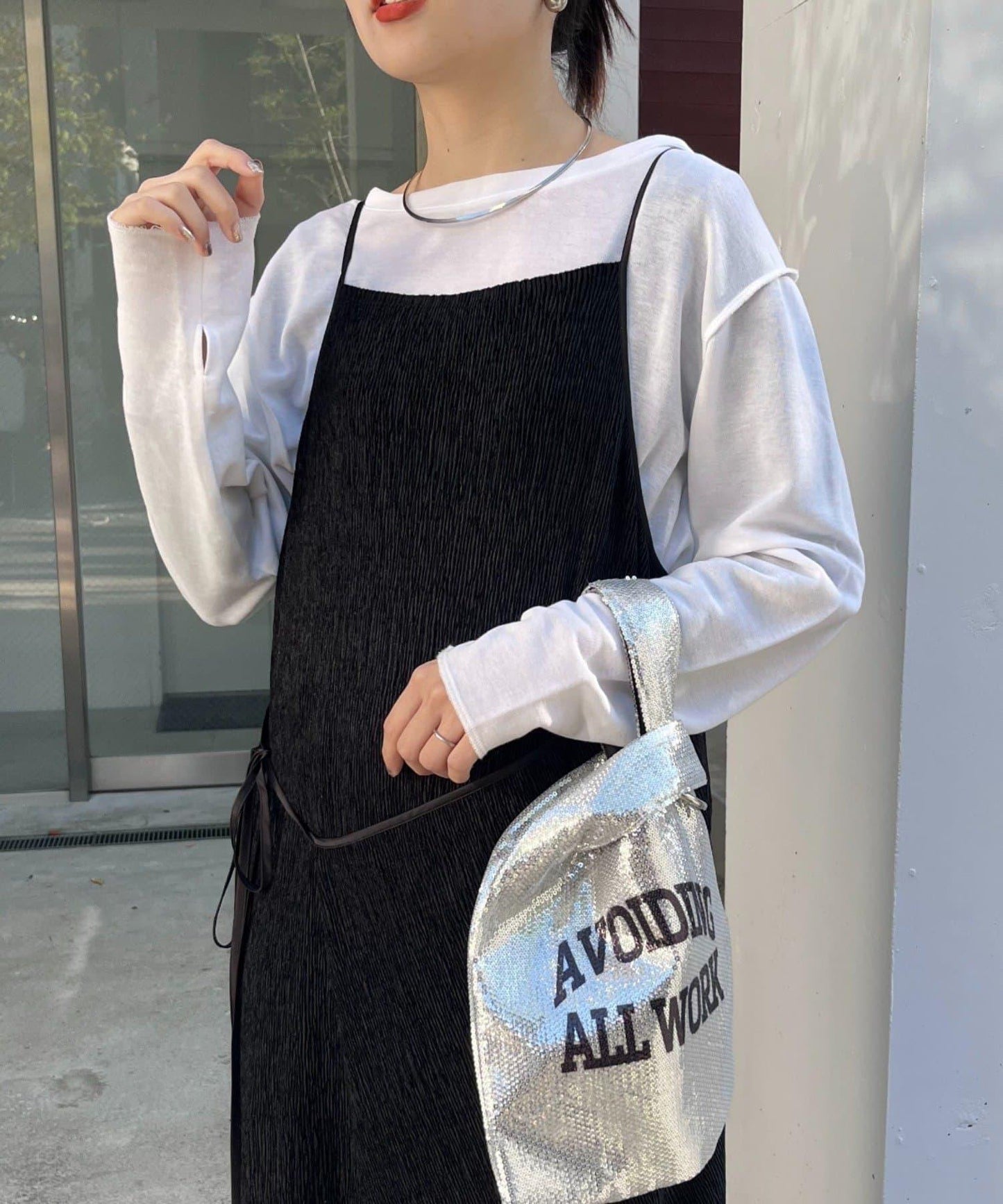 絨面褶皺交叉吊帶背心《海賊王》